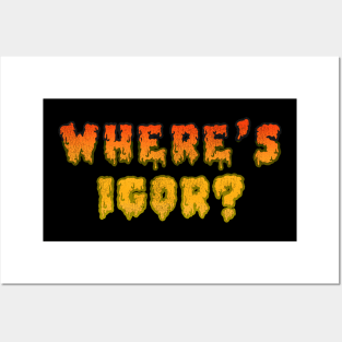 Zacherley "Roland" Horror Host Shock Theater WHERE'S IGOR? Posters and Art